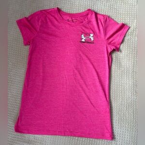 Under Armour Brigh Pink Short Sleeve Tee